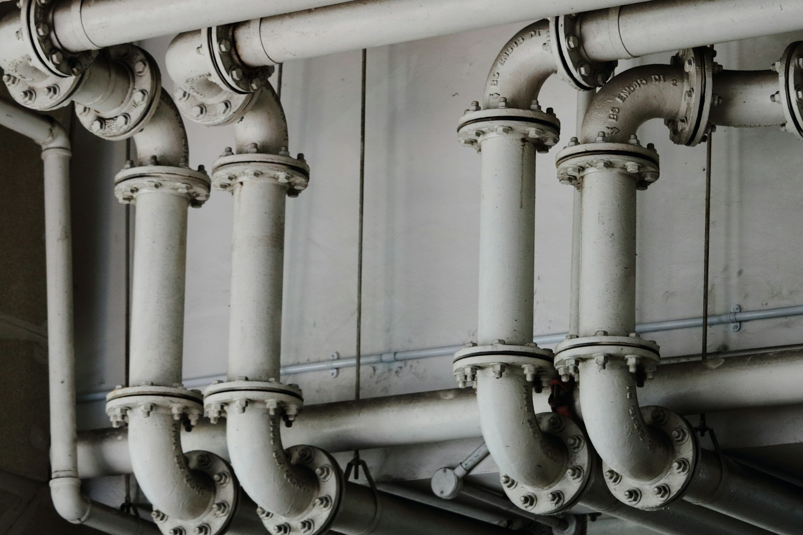 Plumbing installation — modern pipework and water systems